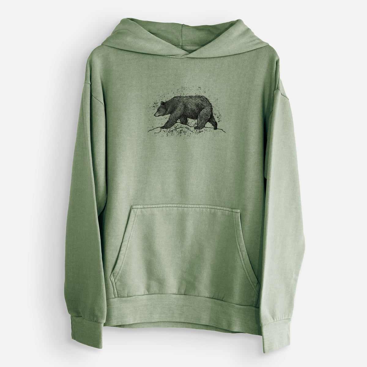 Black Bear  - Urban Heavyweight Hoodie