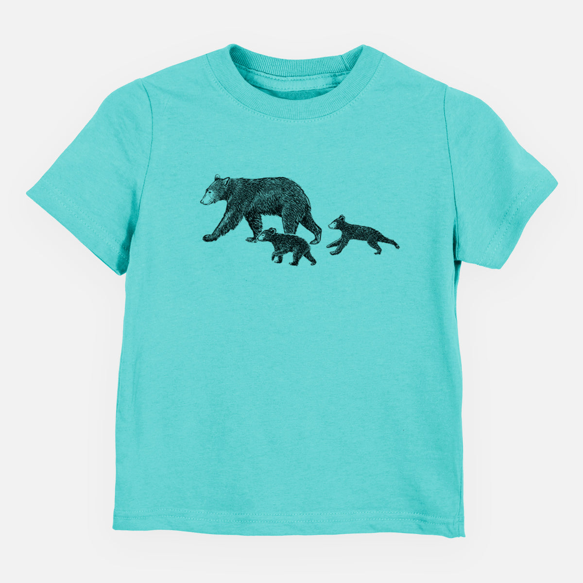 Mama Black Bear with Cubs - Toddler/Youth Shirt