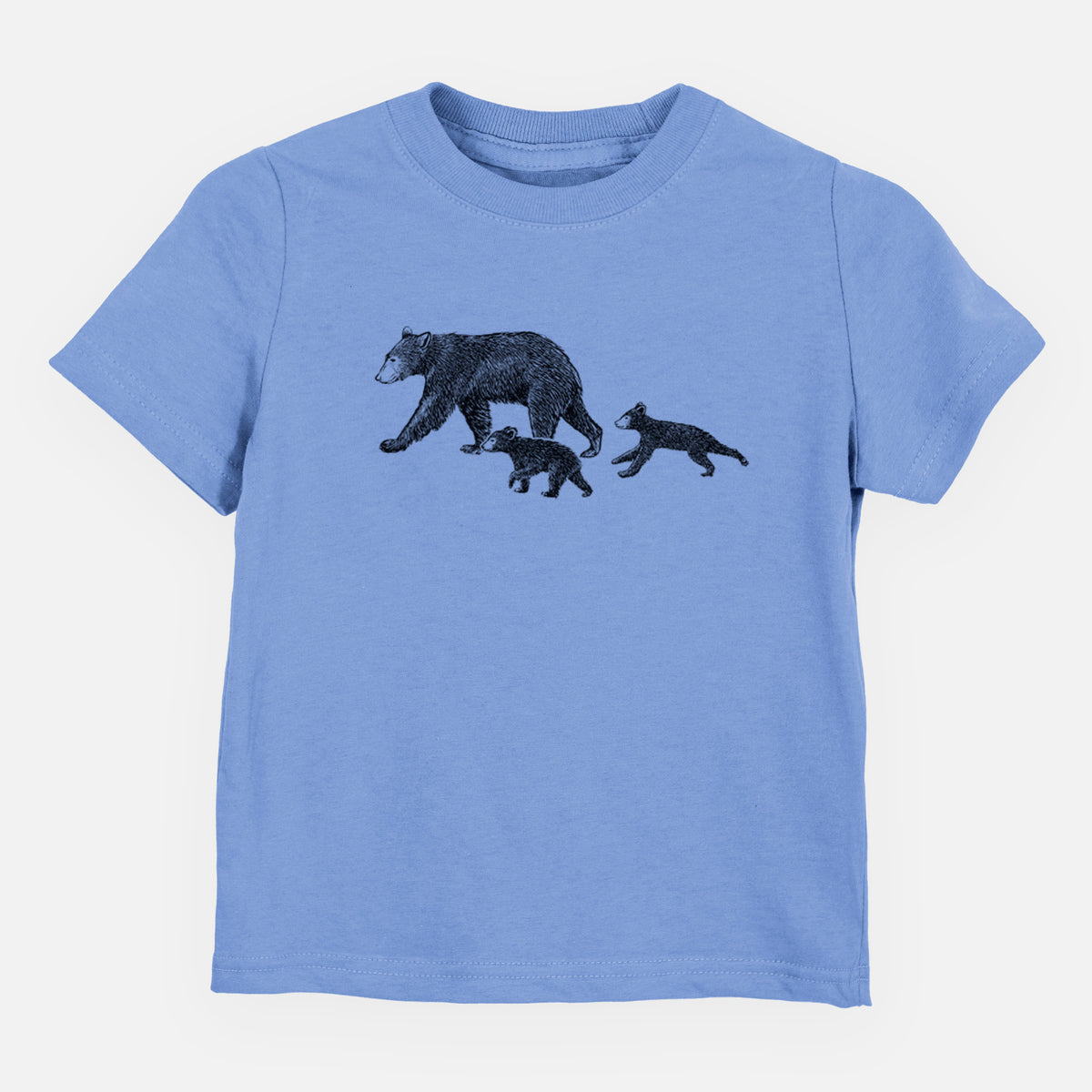 Mama Black Bear with Cubs - Toddler/Youth Shirt