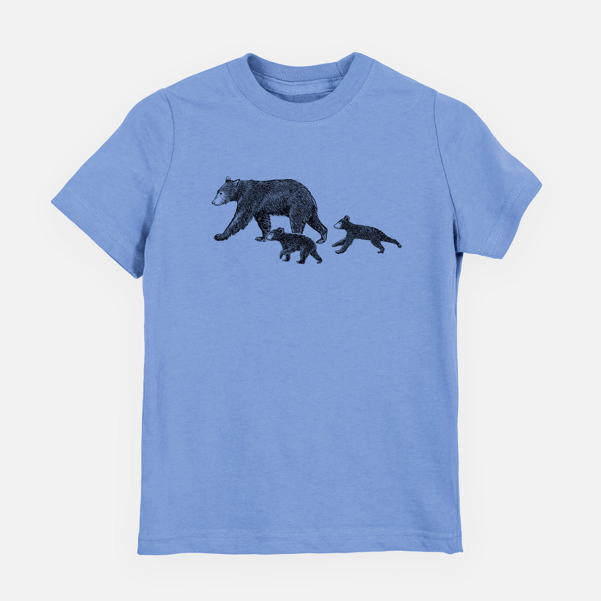 Mama Black Bear with Cubs - Toddler/Youth Shirt