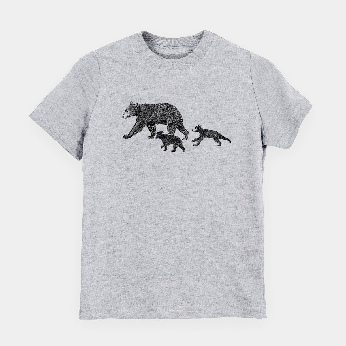 Mama Black Bear with Cubs - Toddler/Youth Shirt