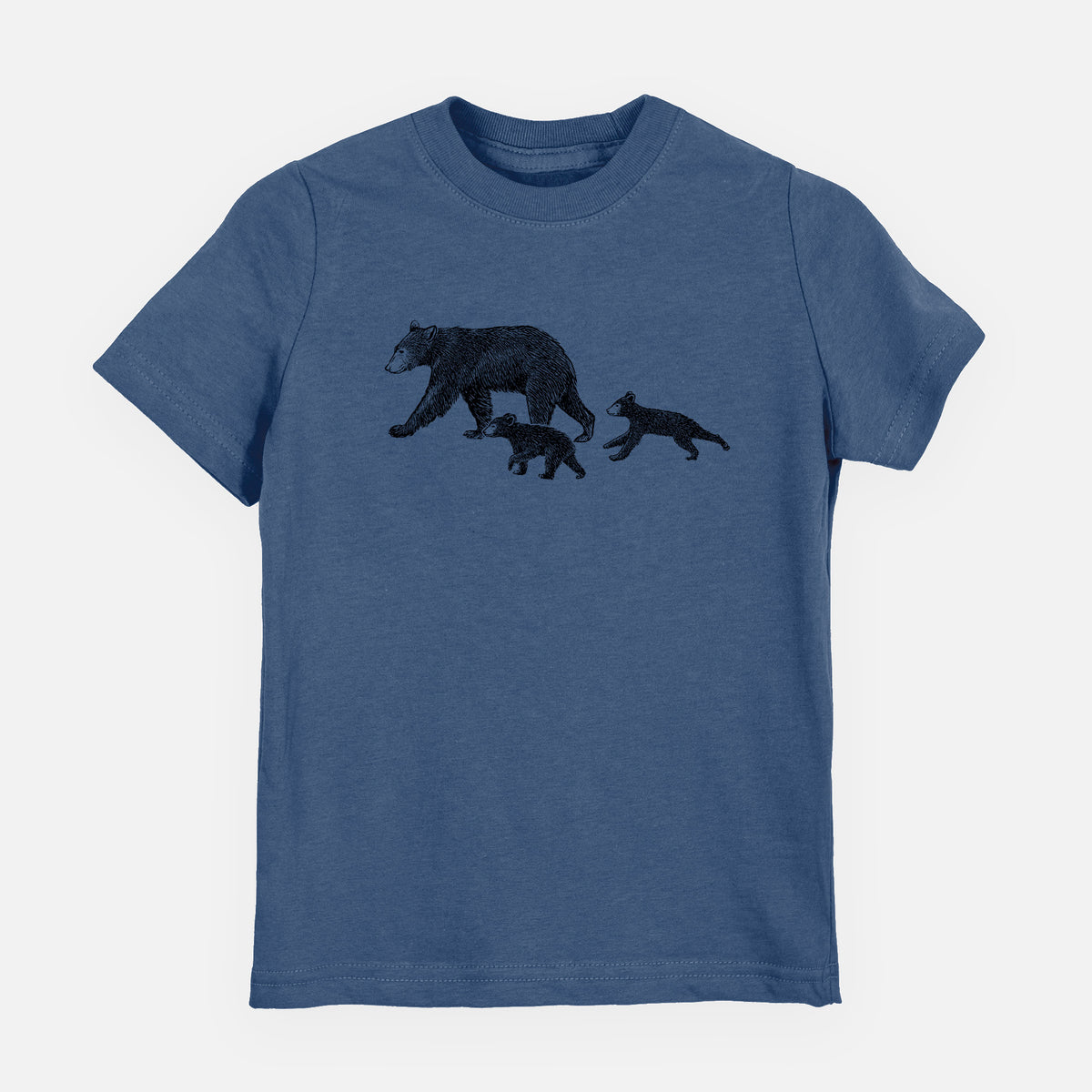 Mama Black Bear with Cubs - Toddler/Youth Shirt