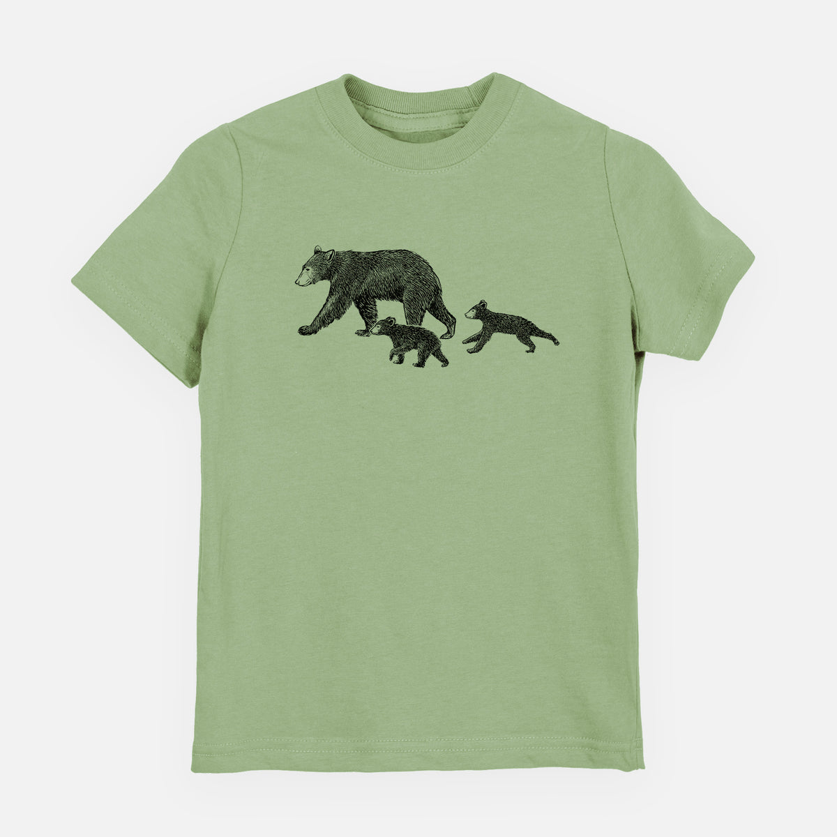 Mama Black Bear with Cubs - Toddler/Youth Shirt