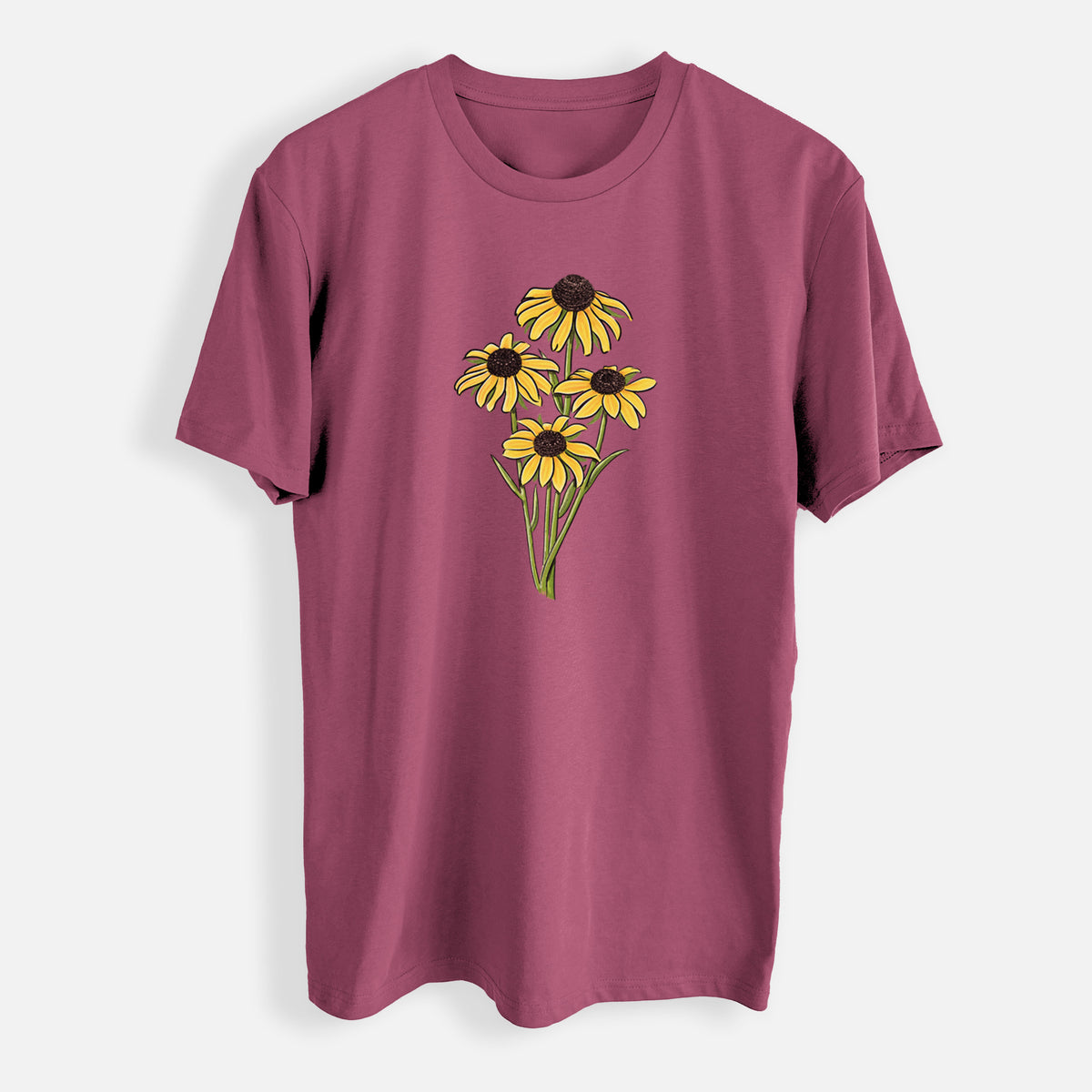 Black-eyed Susans - Rudbeckia hirta - Mens Everyday Staple Tee