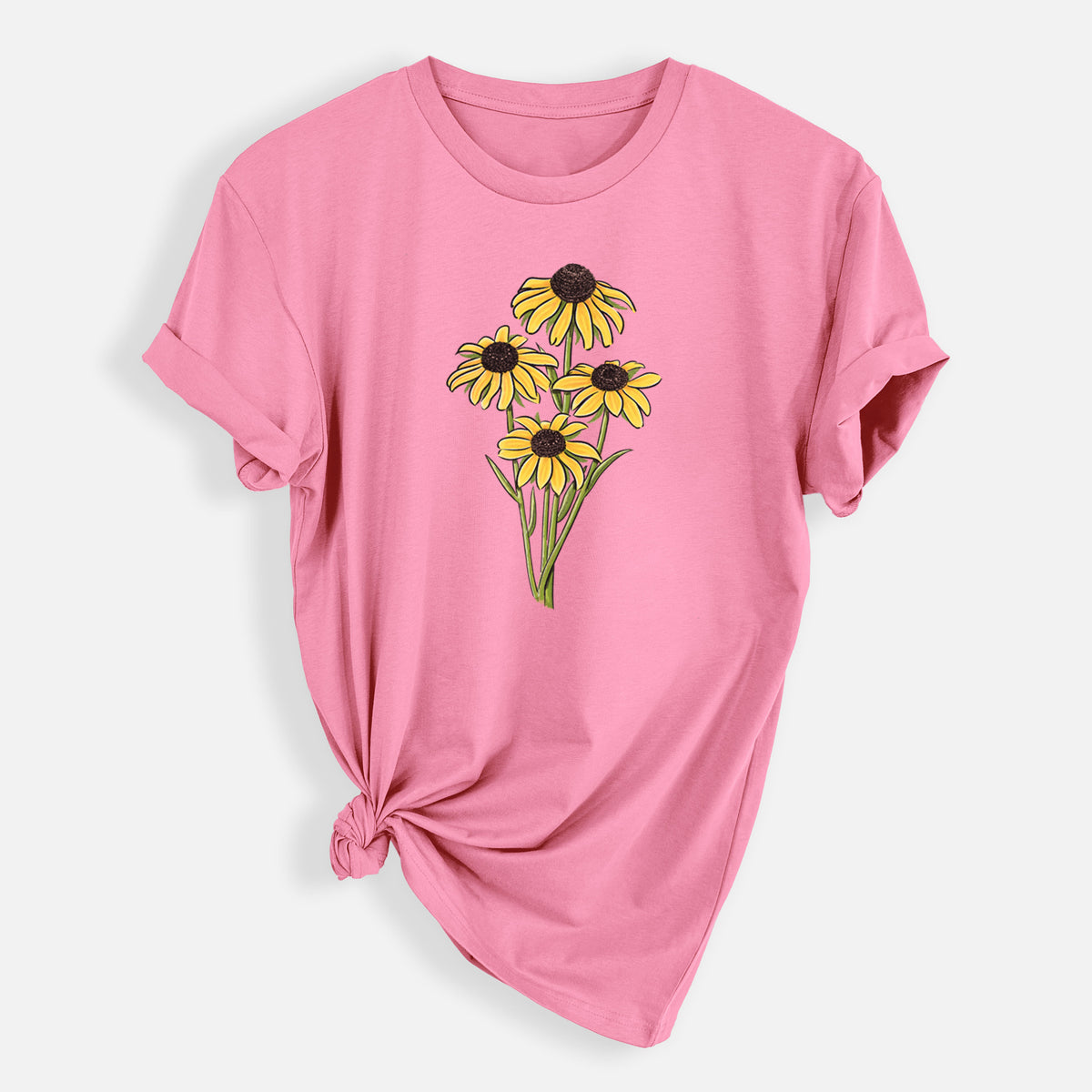 Black-eyed Susans - Rudbeckia hirta - Mens Everyday Staple Tee