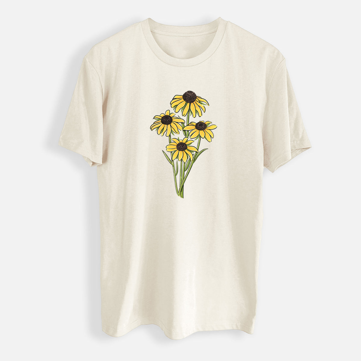 Black-eyed Susans - Rudbeckia hirta - Mens Everyday Staple Tee