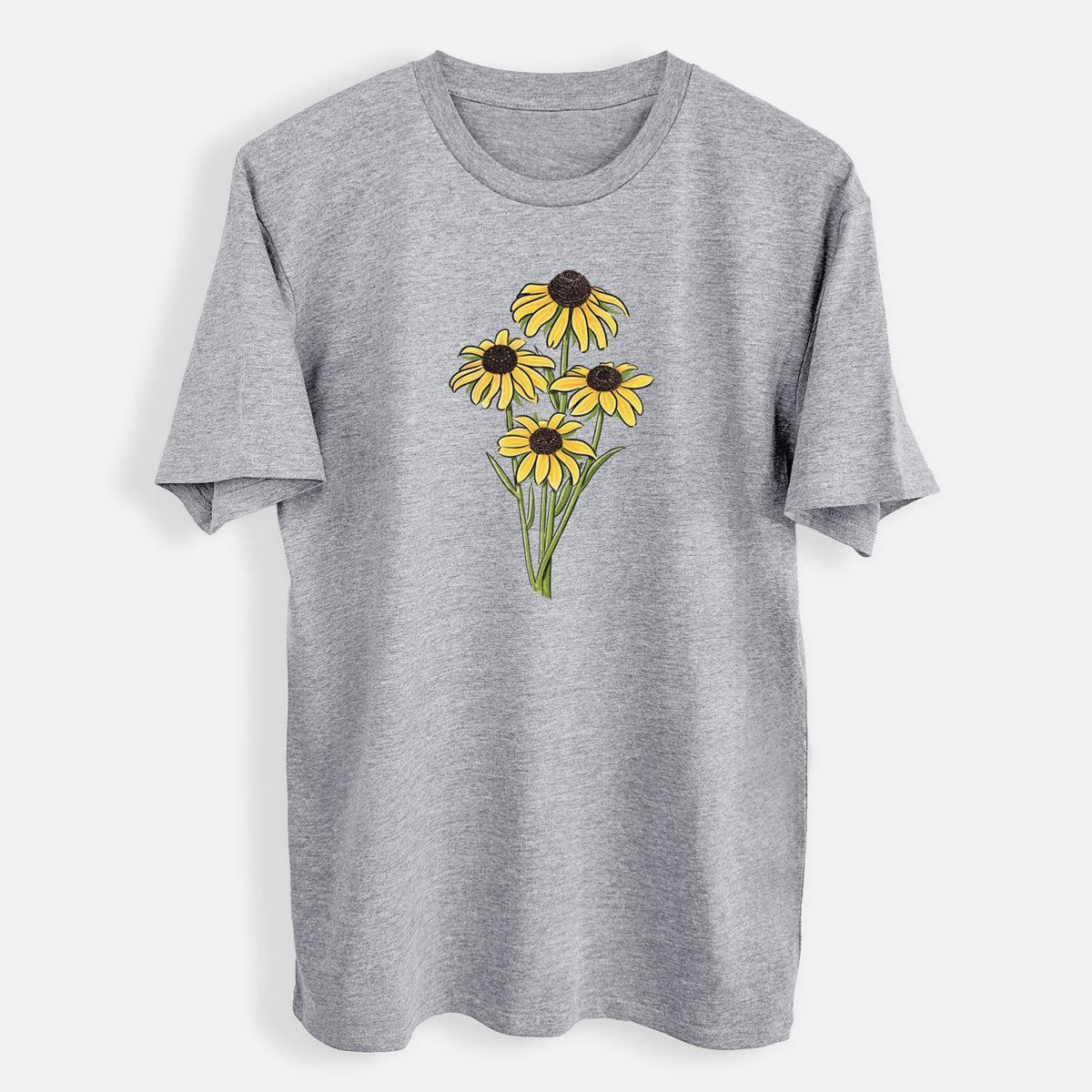 Black-eyed Susans - Rudbeckia hirta - Mens Everyday Staple Tee