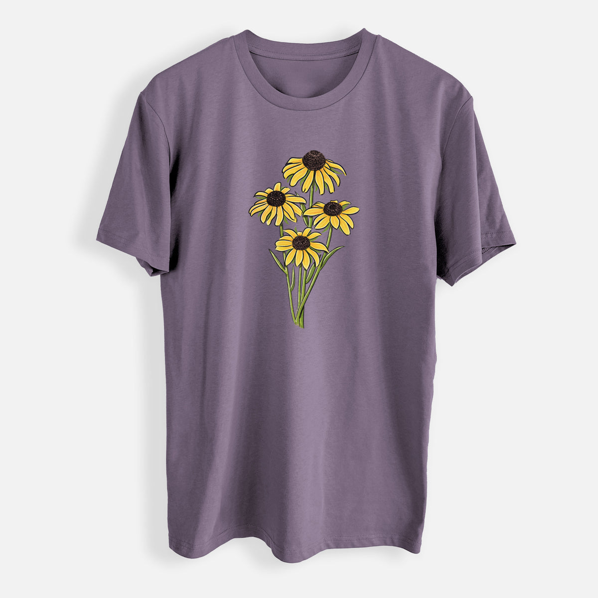 Black-eyed Susans - Rudbeckia hirta - Mens Everyday Staple Tee