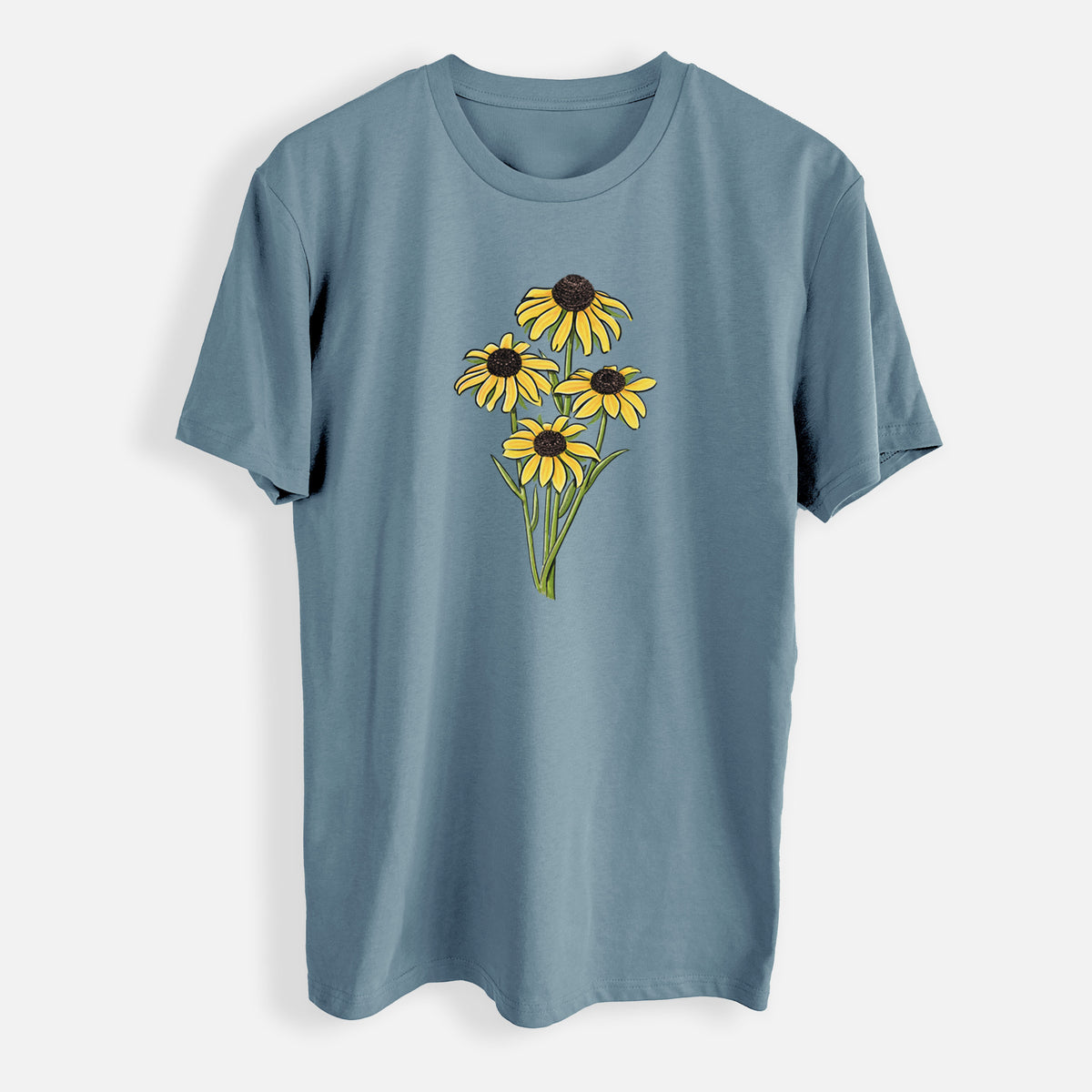 Black-eyed Susans - Rudbeckia hirta - Mens Everyday Staple Tee