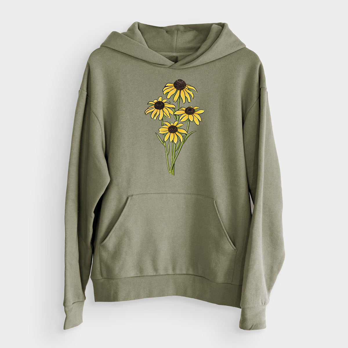 Black-eyed Susans - Rudbeckia hirta  - Bodega Midweight Hoodie