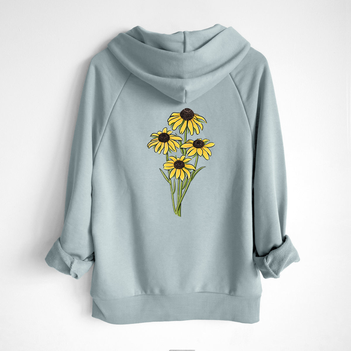 Black-eyed Susans - Rudbeckia hirta - UltraLuxe Heavyweight French Terry Hoodie