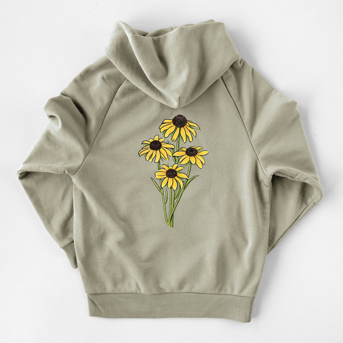 Black-eyed Susans - Rudbeckia hirta - UltraLuxe Heavyweight French Terry Hoodie