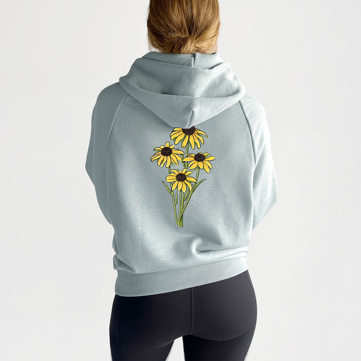 Black-eyed Susans - Rudbeckia hirta - UltraLuxe Heavyweight French Terry Hoodie
