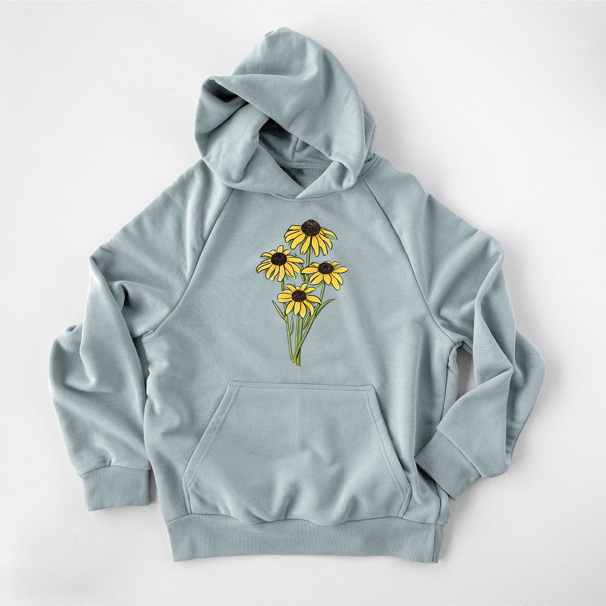Black-eyed Susans - Rudbeckia hirta - UltraLuxe Heavyweight French Terry Hoodie