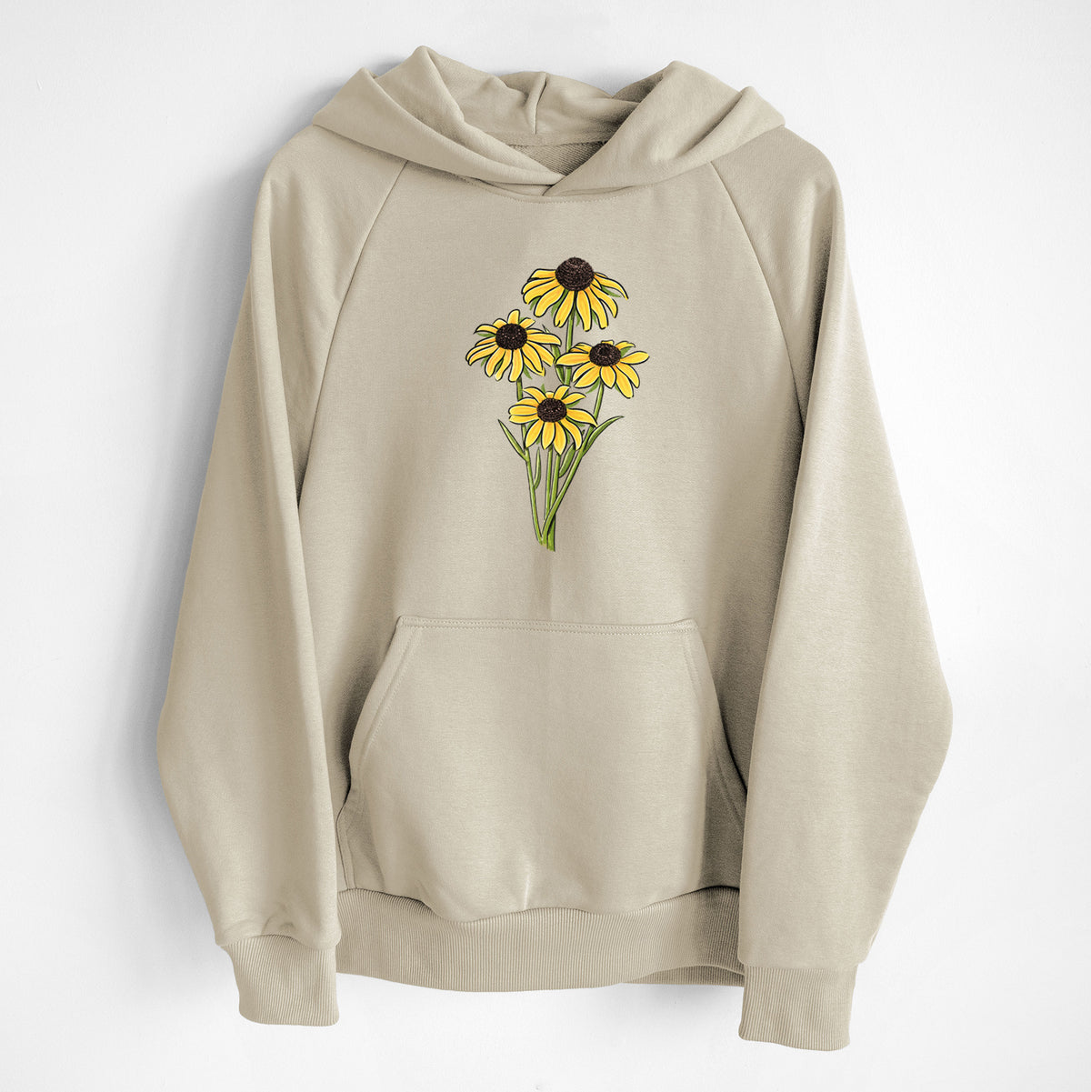 Black-eyed Susans - Rudbeckia hirta - UltraLuxe Heavyweight French Terry Hoodie