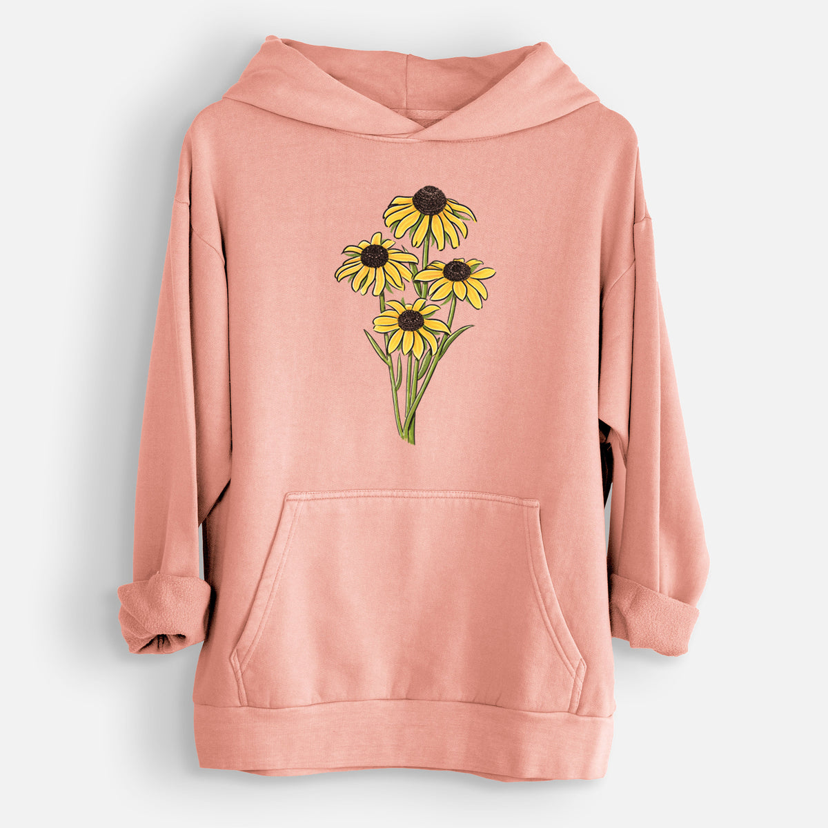 Black-eyed Susans - Rudbeckia hirta  - Urban Heavyweight Hoodie