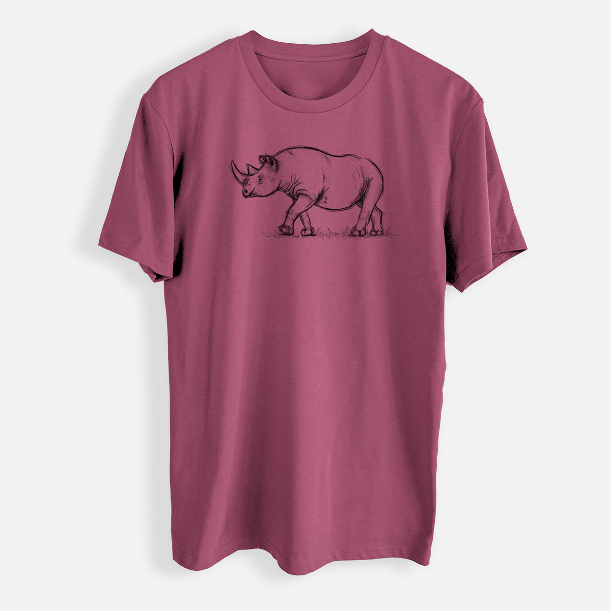 Black Rhinoceros - Diceros bicornis - Mens Everyday Staple Tee