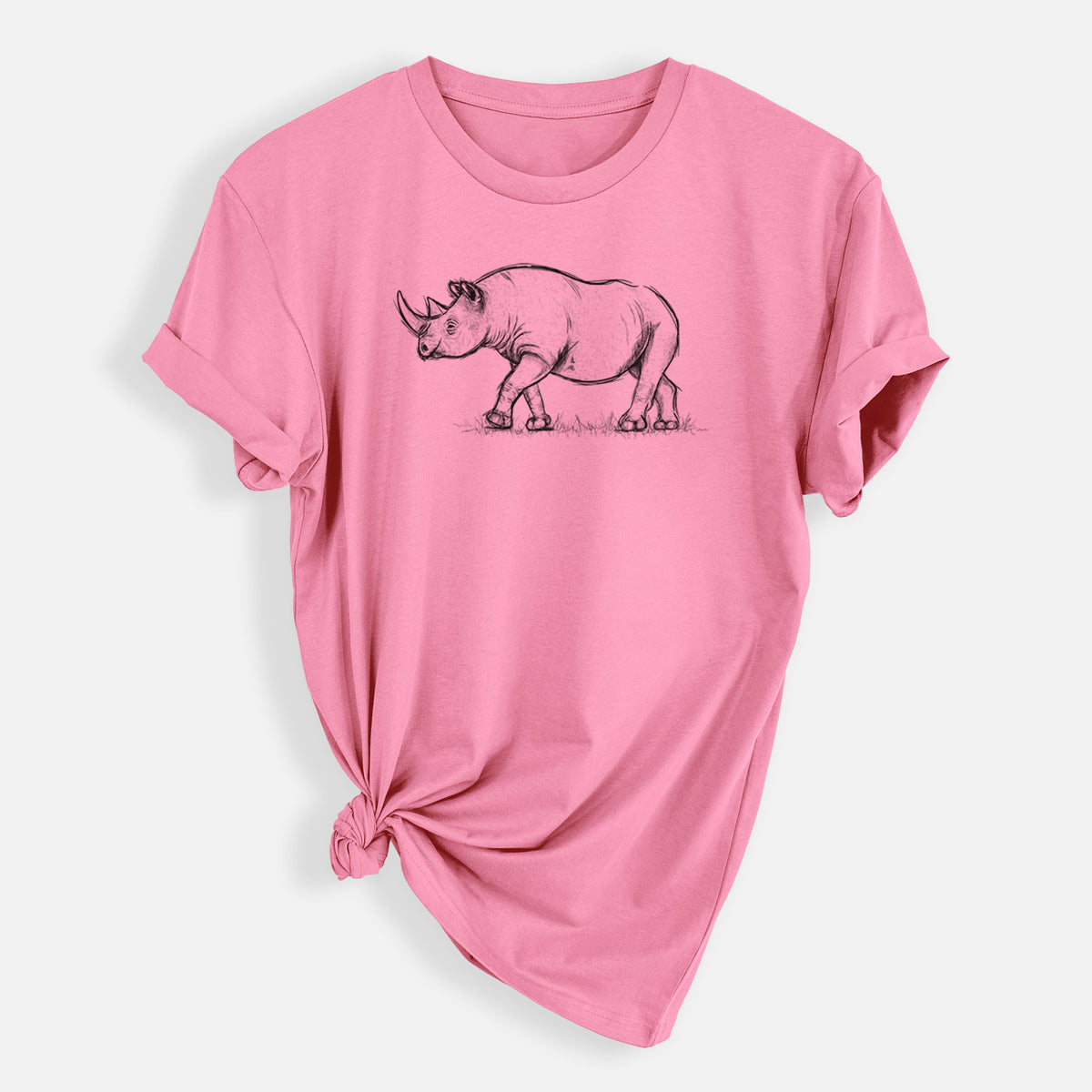 Black Rhinoceros - Diceros bicornis - Mens Everyday Staple Tee