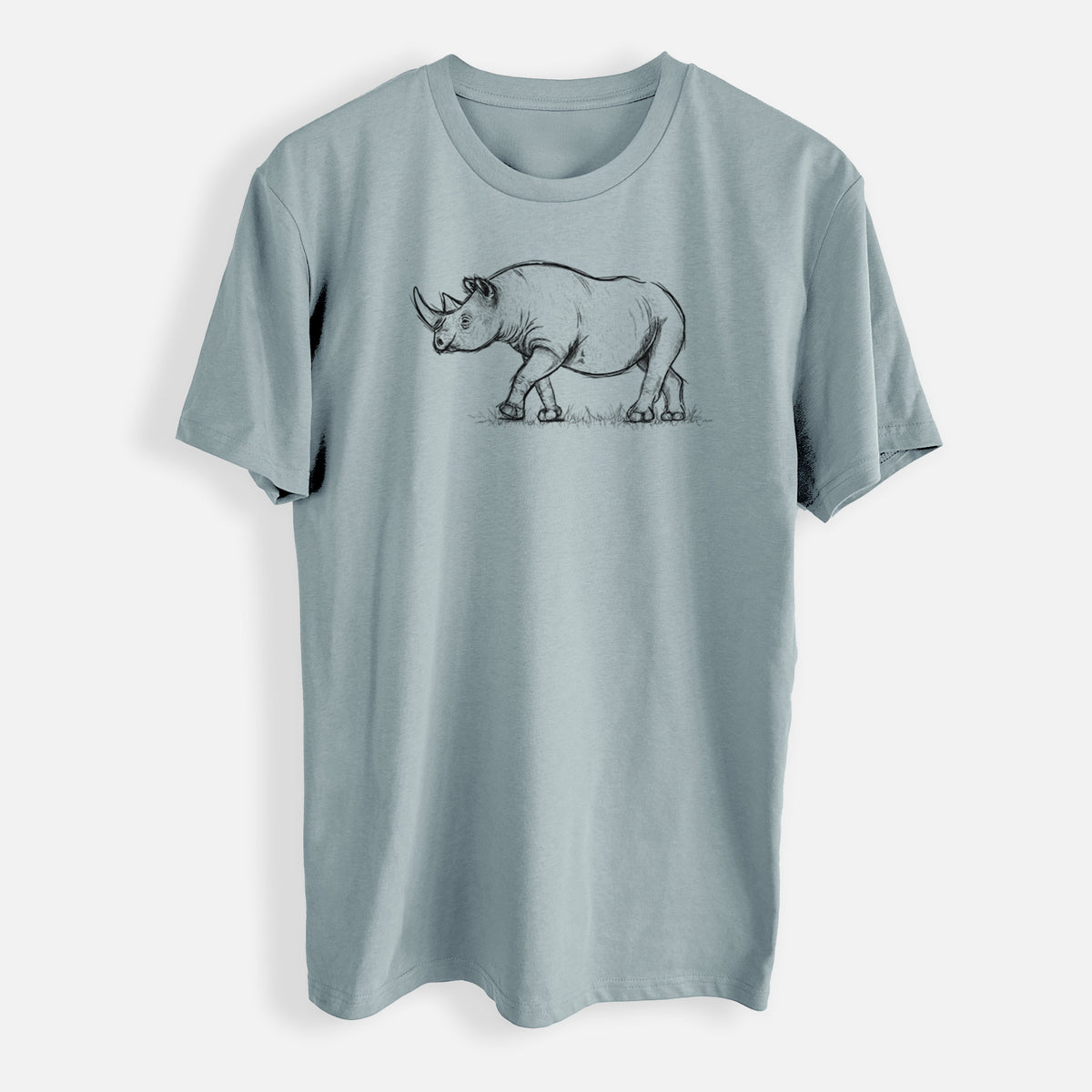 Black Rhinoceros - Diceros bicornis - Mens Everyday Staple Tee