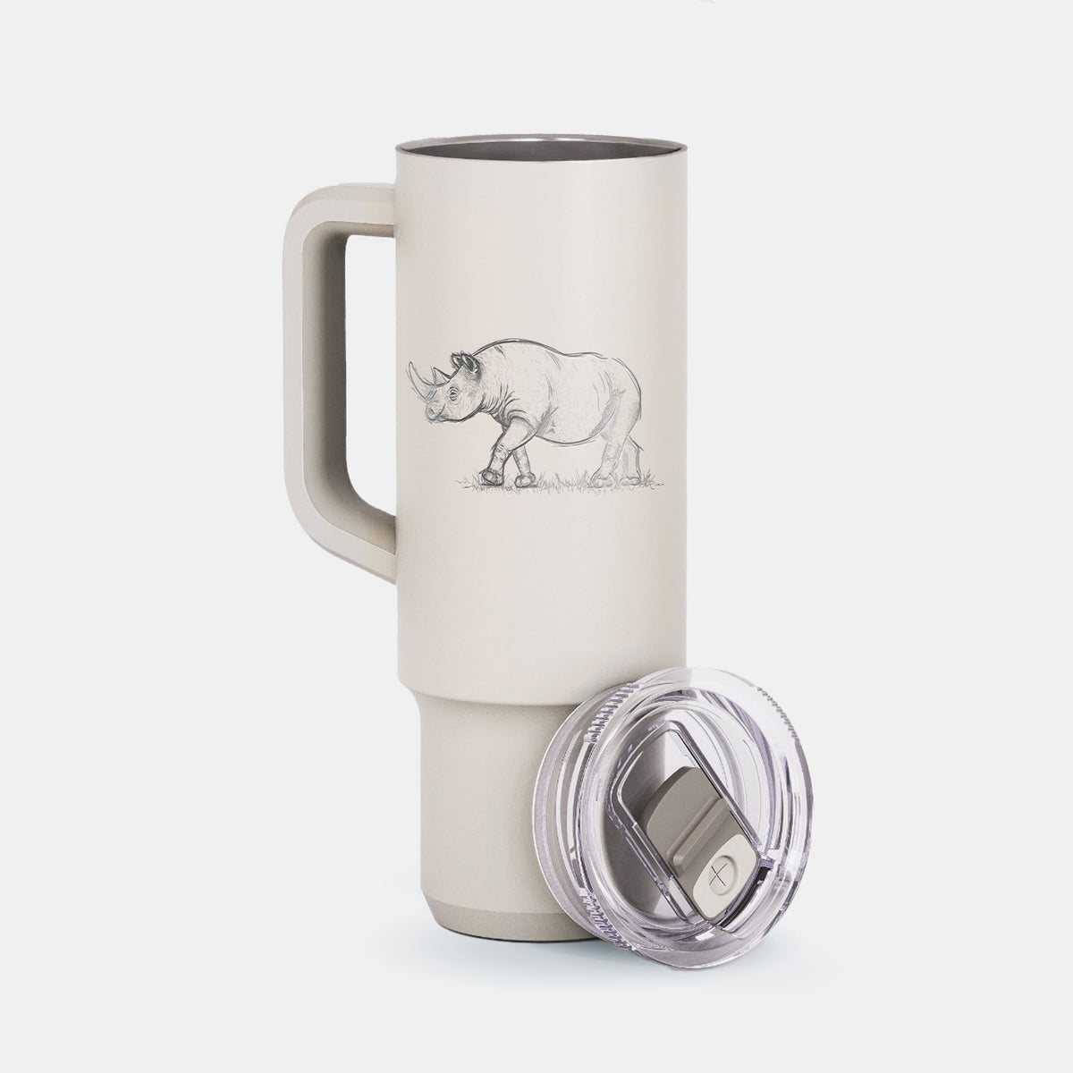 Black Rhinoceros - Diceros bicornis - 40oz Skinny Recharge Tumbler