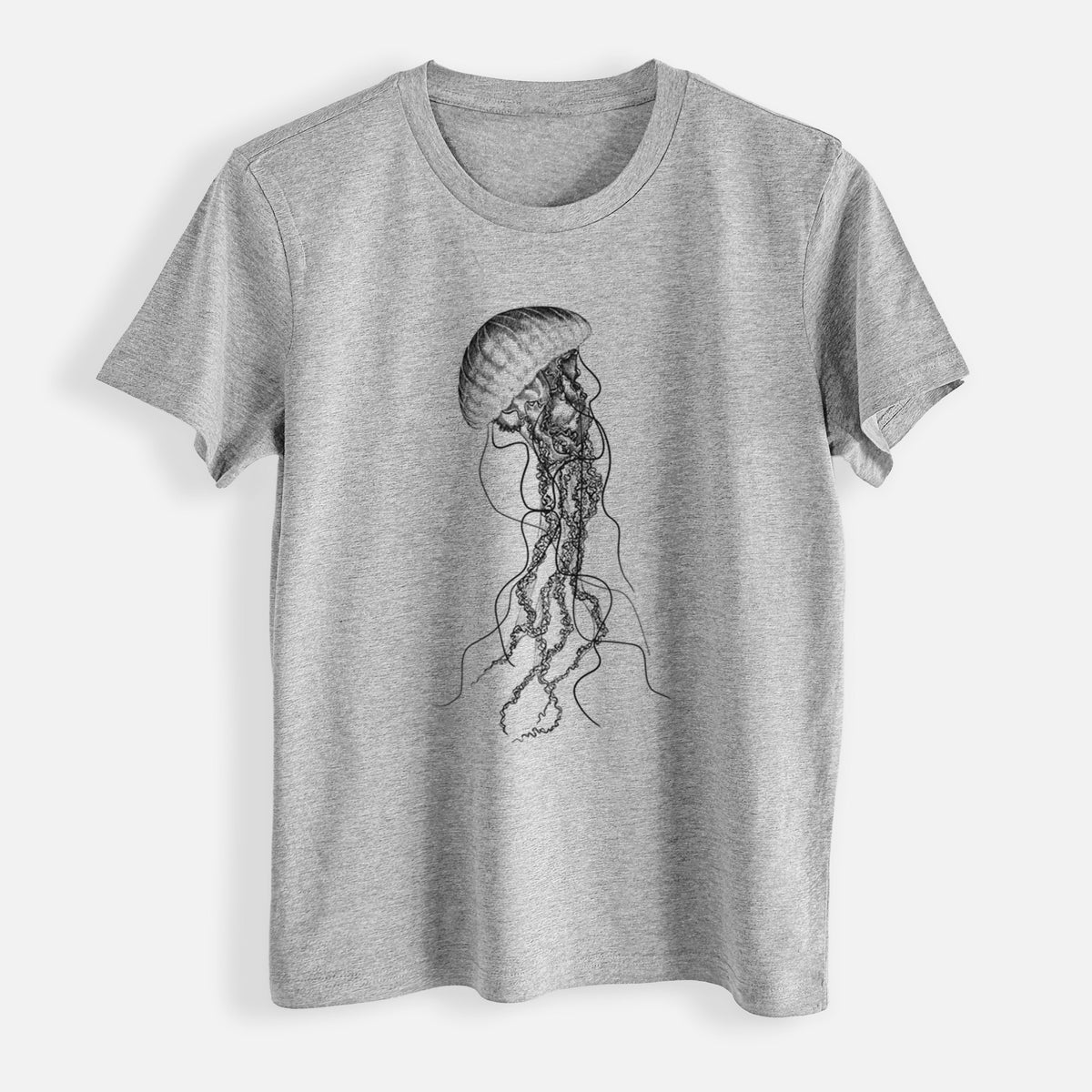 Black Sea Nettle Jellyfish - Chrysaora achlyos - Womens Everyday Maple Tee