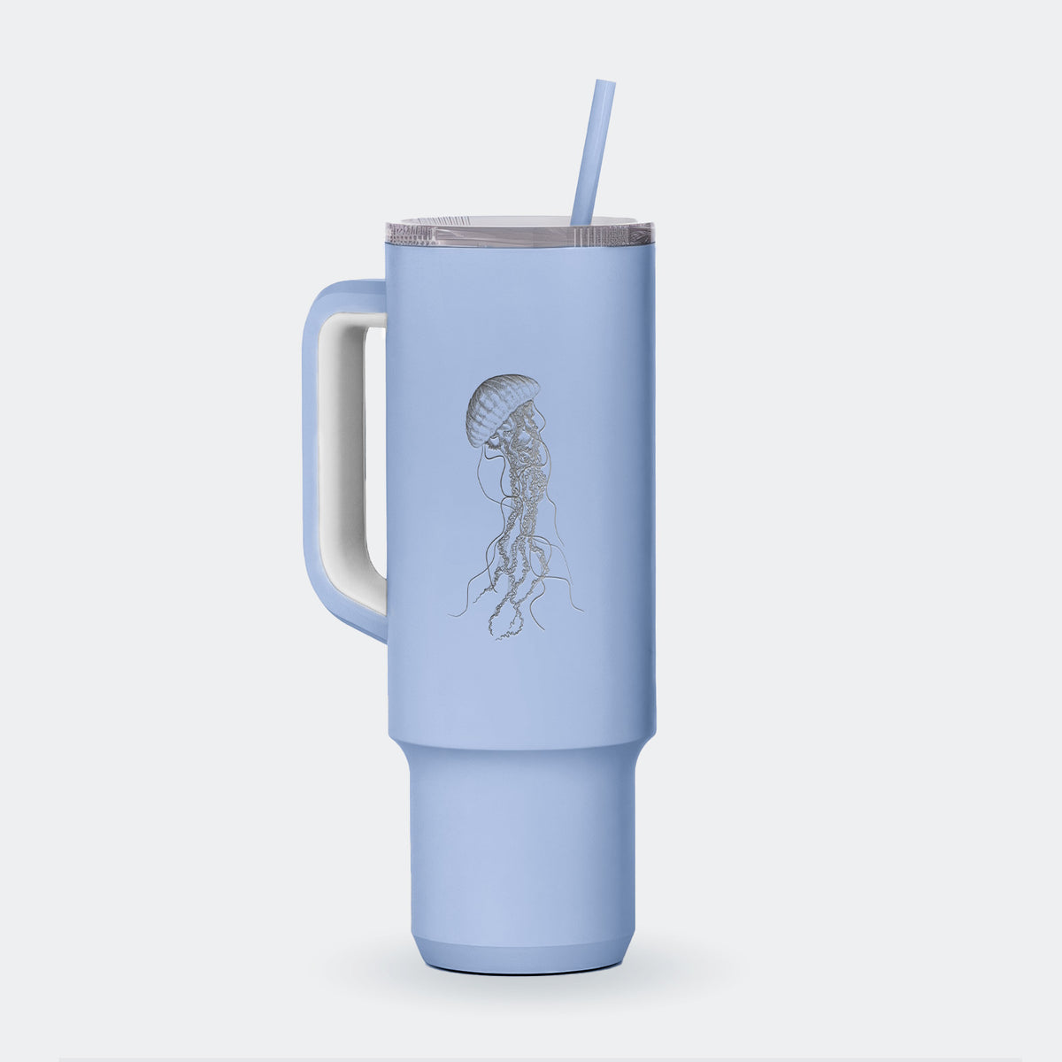 Black Sea Nettle Jellyfish - Chrysaora achlyos - 40oz Skinny Recharge Tumbler