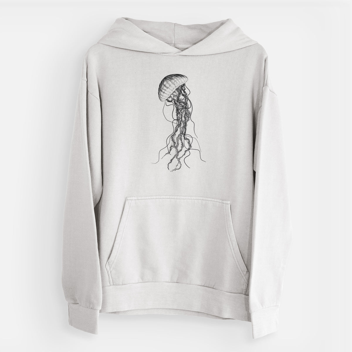 Black Sea Nettle Jellyfish - Chrysaora achlyos  - Urban Heavyweight Hoodie