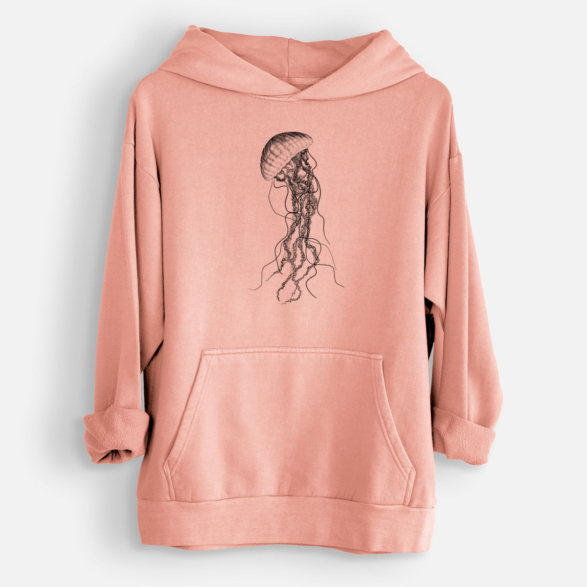 Black Sea Nettle Jellyfish - Chrysaora achlyos  - Urban Heavyweight Hoodie