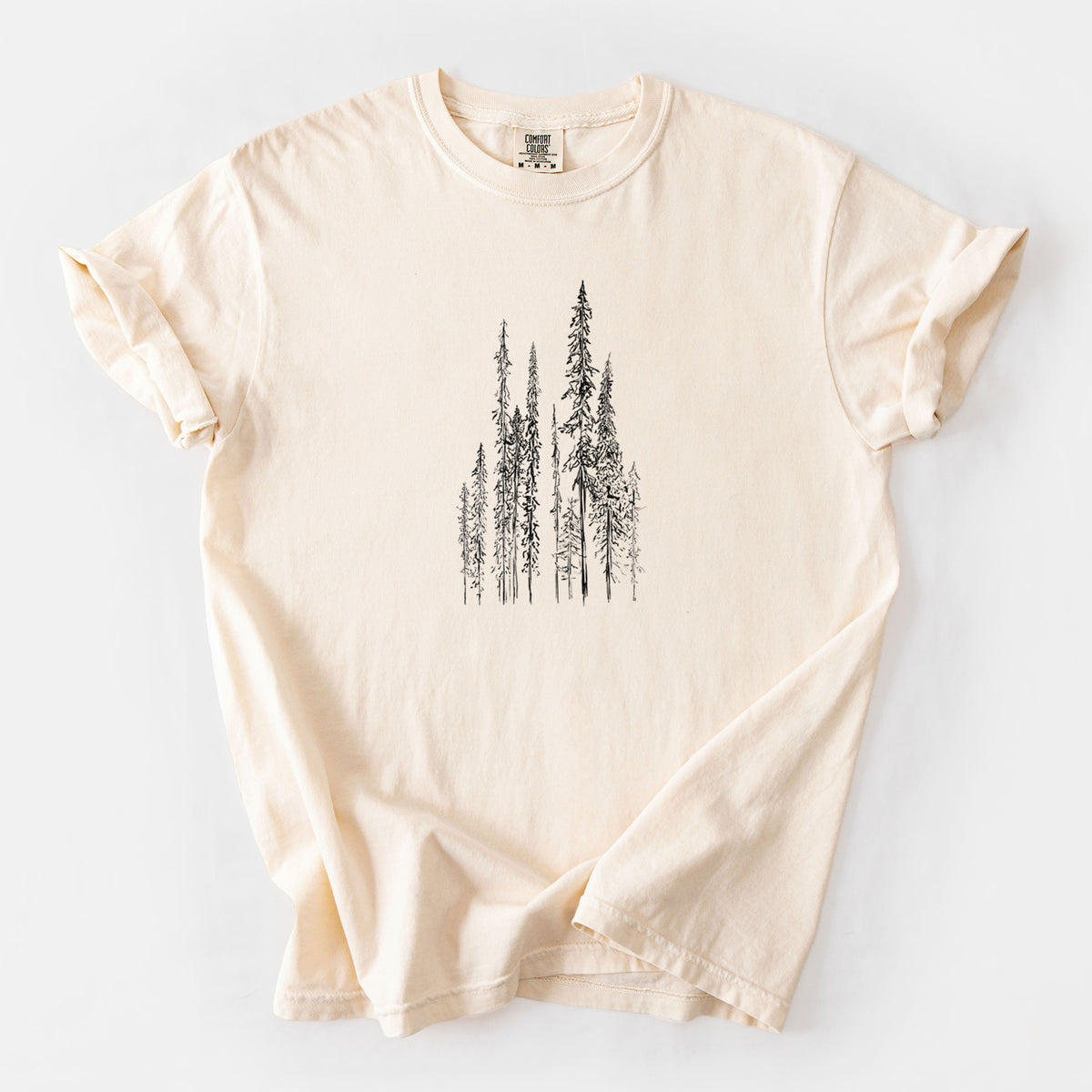 Black Spruce (Picea mariana) - Unisex Comfort Colors Garment-Dyed Heavyweight T-shirt