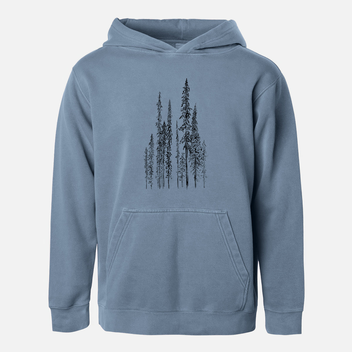 Black Spruce (Picea mariana) - Youth Pigment Dyed Hoodie