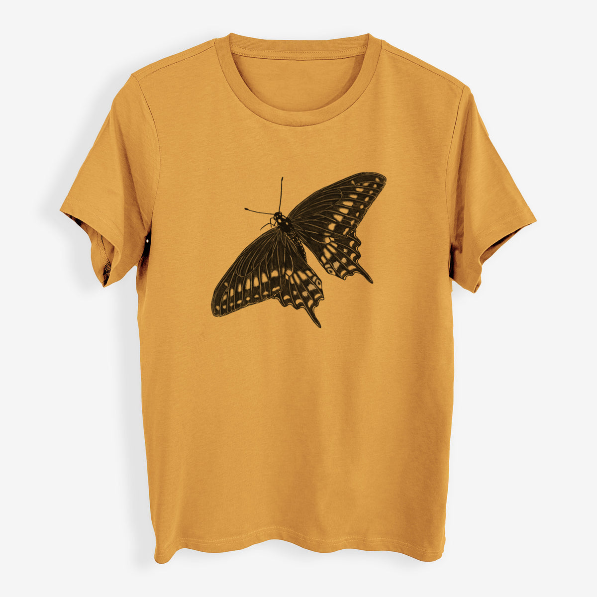 Black Swallowtail Butterfly - Papilio polyxenes - Womens Everyday Maple Tee