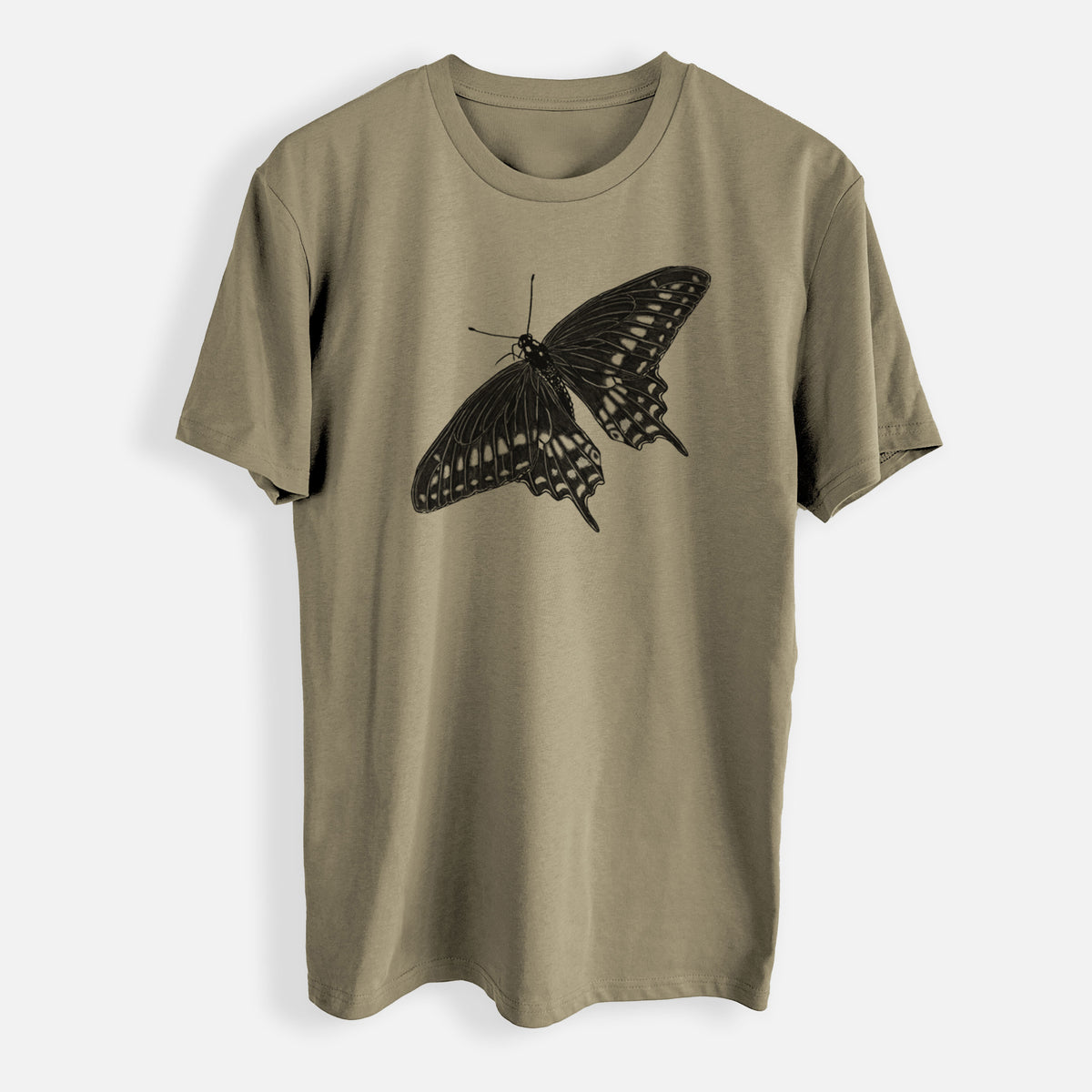 Black Swallowtail Butterfly - Papilio polyxenes - Mens Everyday Staple Tee