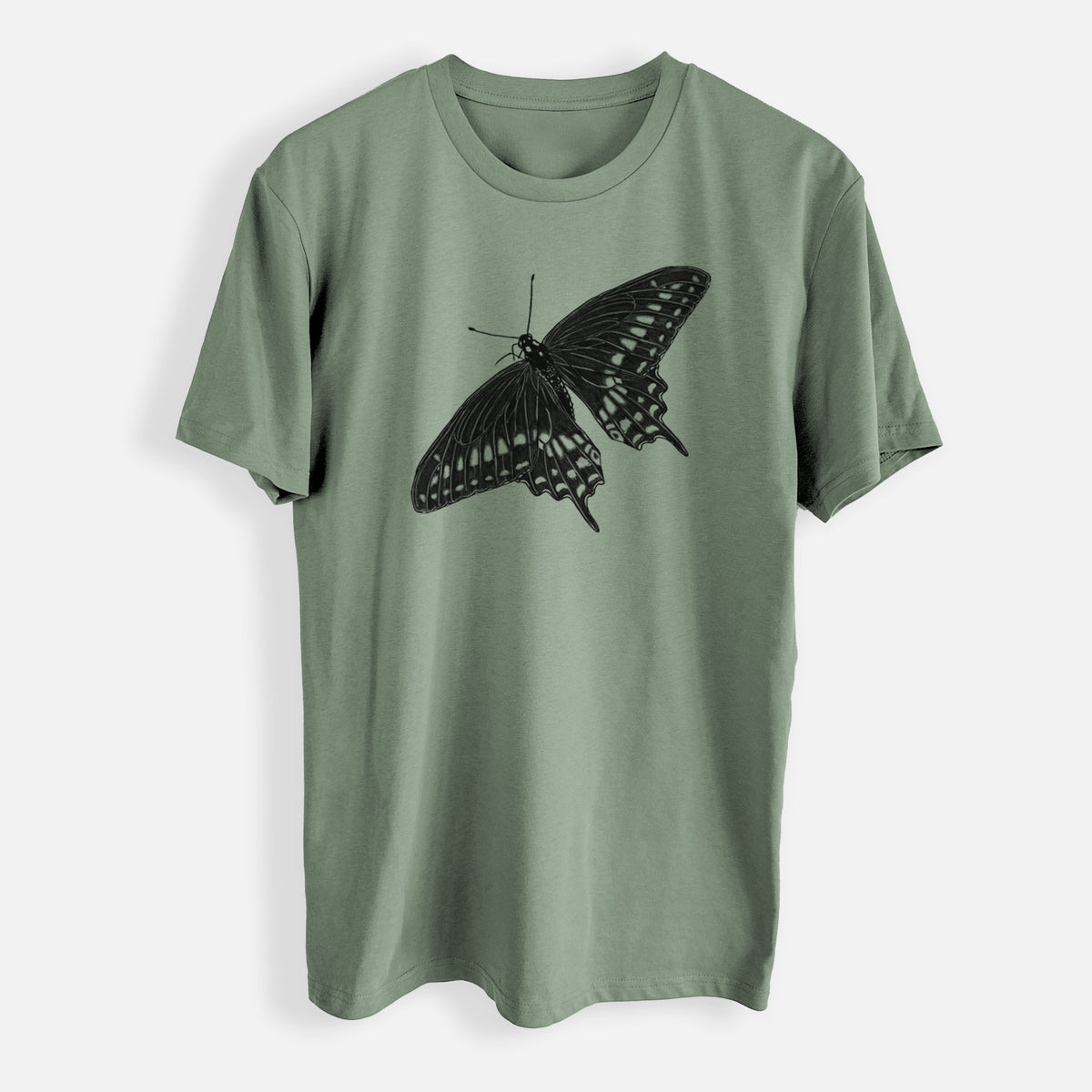 Black Swallowtail Butterfly - Papilio polyxenes - Mens Everyday Staple Tee