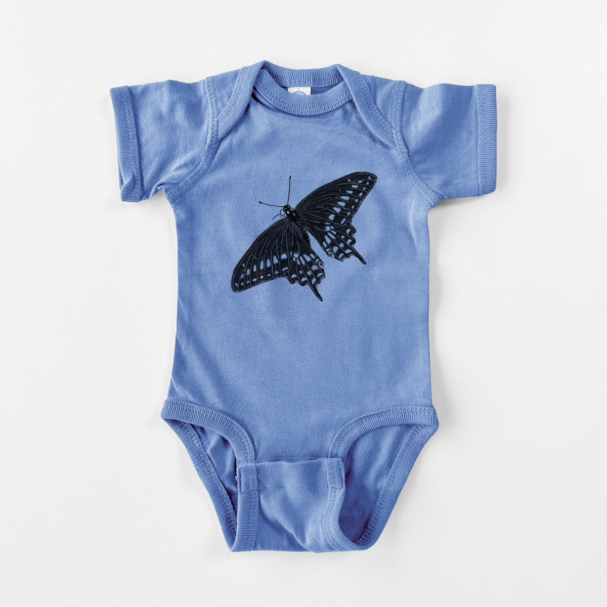 Black Swallowtail Butterfly - Papilio polyxenes - Baby Fine Jersey Bodysuit