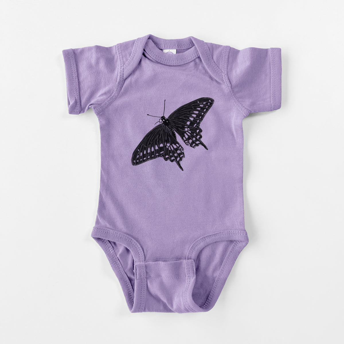 Black Swallowtail Butterfly - Papilio polyxenes - Baby Fine Jersey Bodysuit