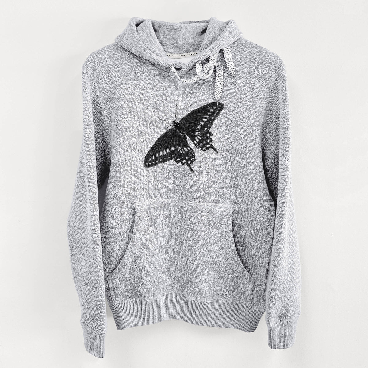 Black Swallowtail Butterfly - Papilio polyxenes - Knit Hoodie