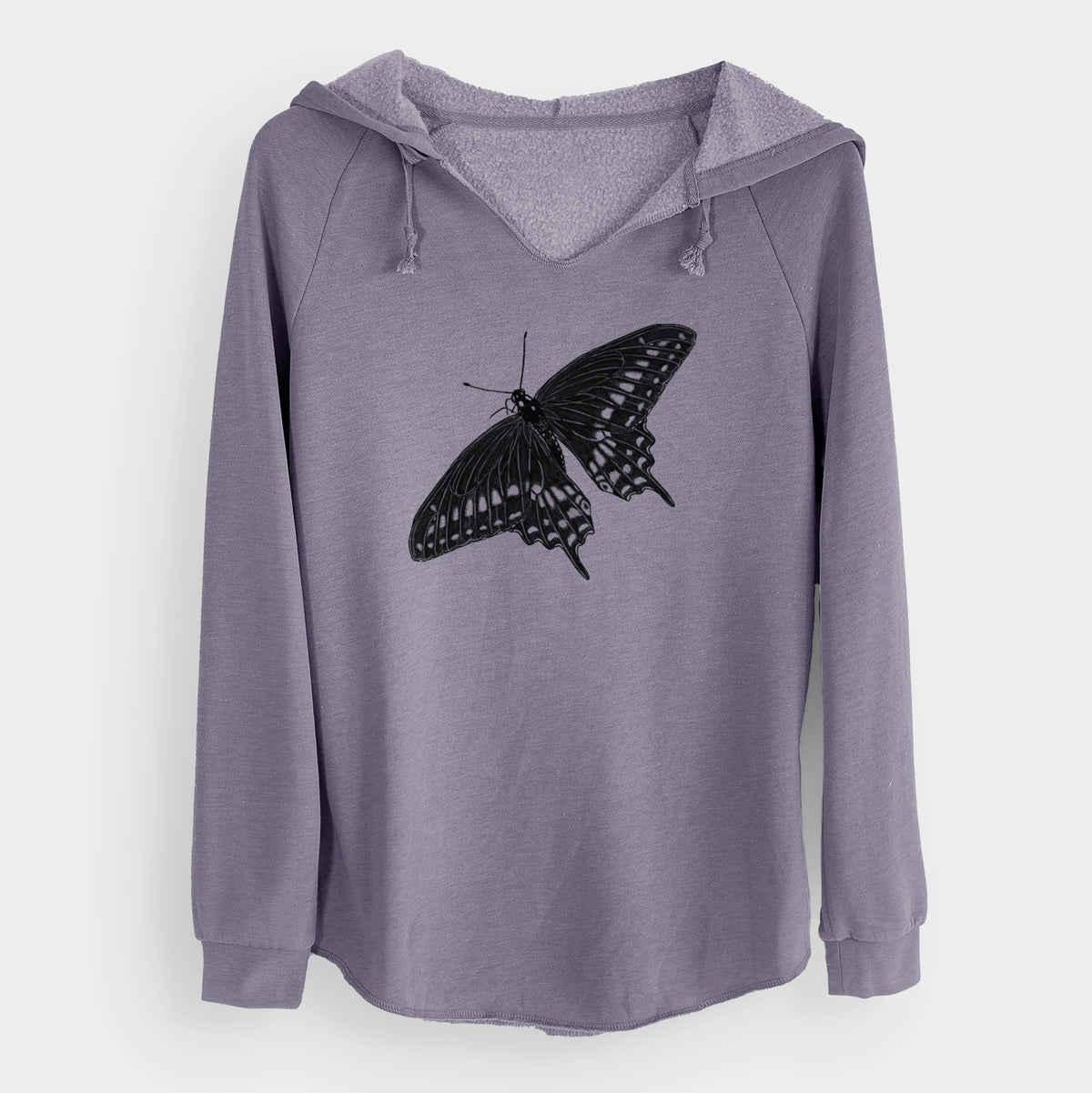 Black Swallowtail Butterfly - Papilio polyxenes - Cali Wave Hooded Sweatshirt