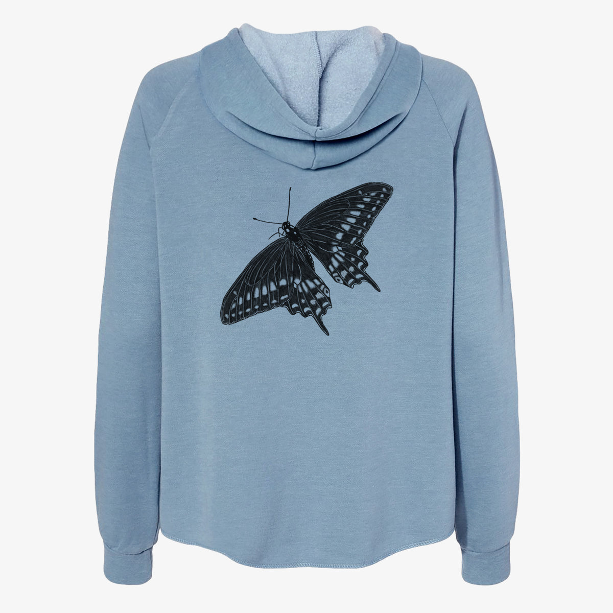 Black Swallowtail Butterfly - Papilio polyxenes - Women's Cali Wave Zip-Up Sweatshirt