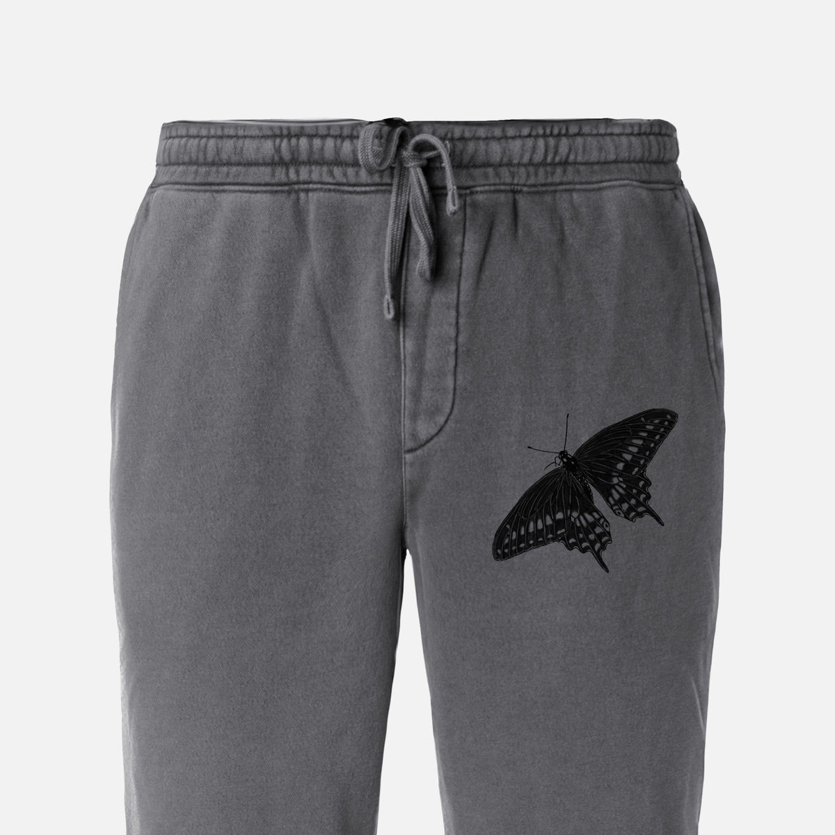 Black Swallowtail Butterfly - Papilio polyxenes - Unisex Pigment Dyed Sweatpants