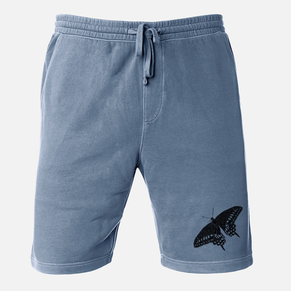 Black Swallowtail Butterfly - Papilio polyxenes - Unisex Pigment Dyed Shorts