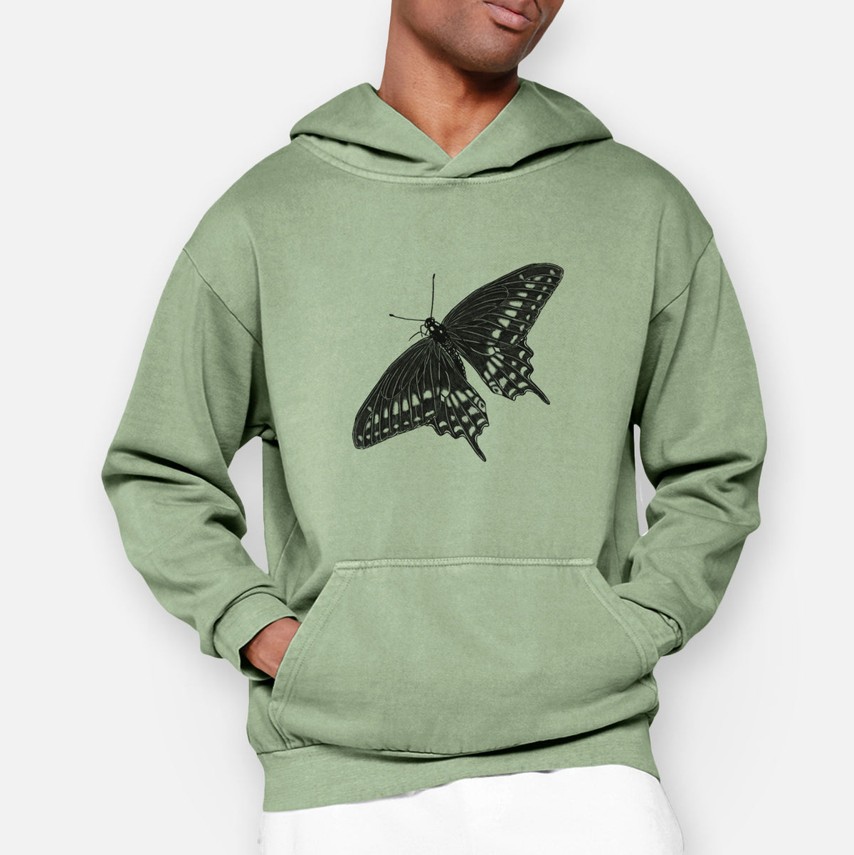 Black Swallowtail Butterfly - Papilio polyxenes  - Urban Heavyweight Hoodie