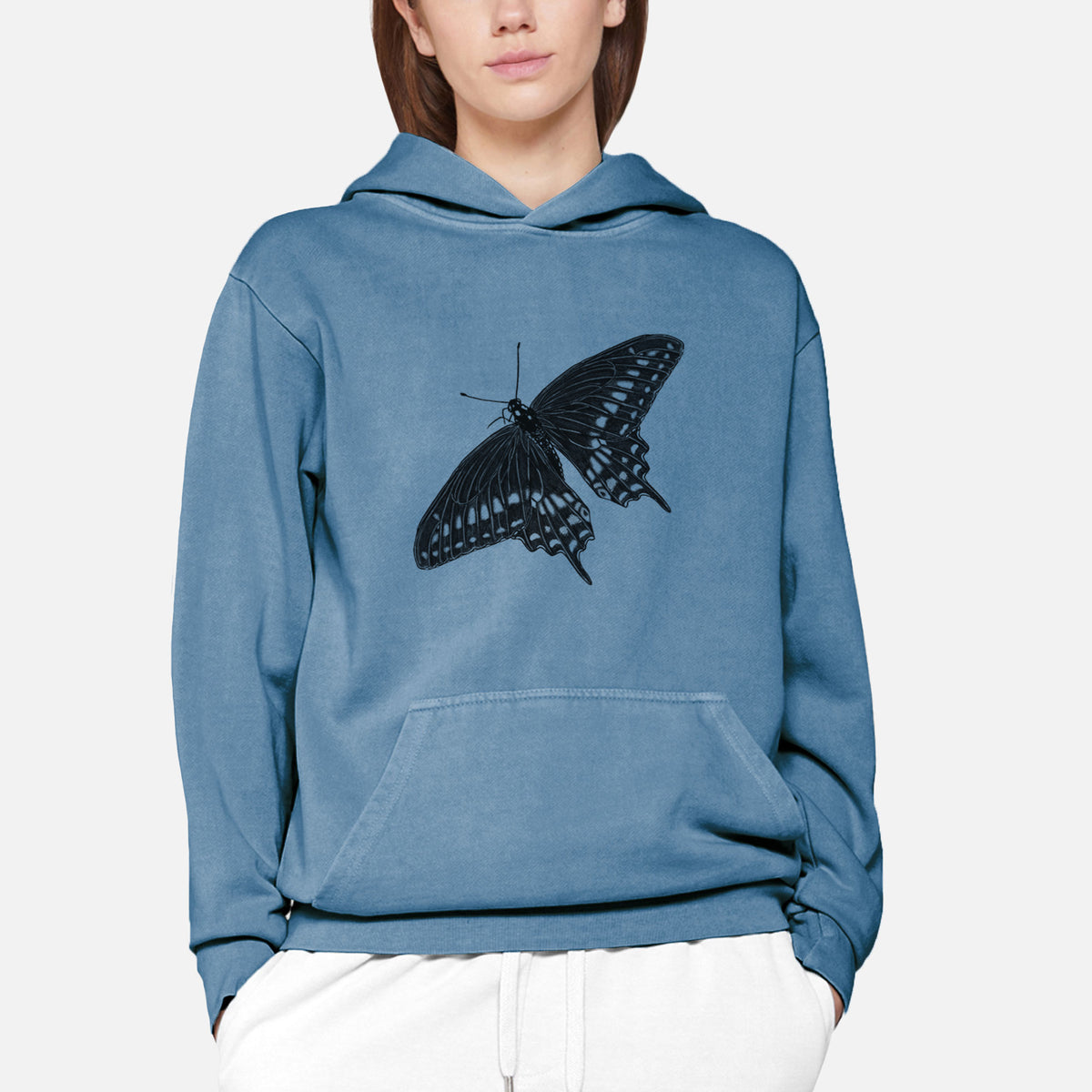 Black Swallowtail Butterfly - Papilio polyxenes  - Urban Heavyweight Hoodie