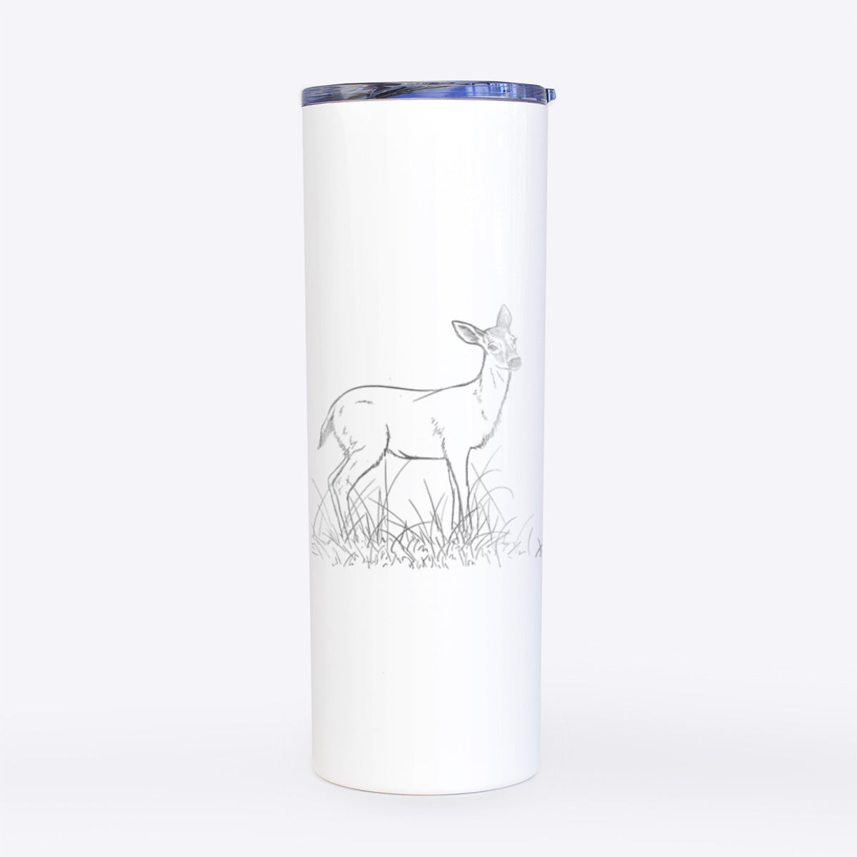 Black-tailed Deer Doe - Odocoileus hemionus hemionus - 20oz Skinny Tumbler