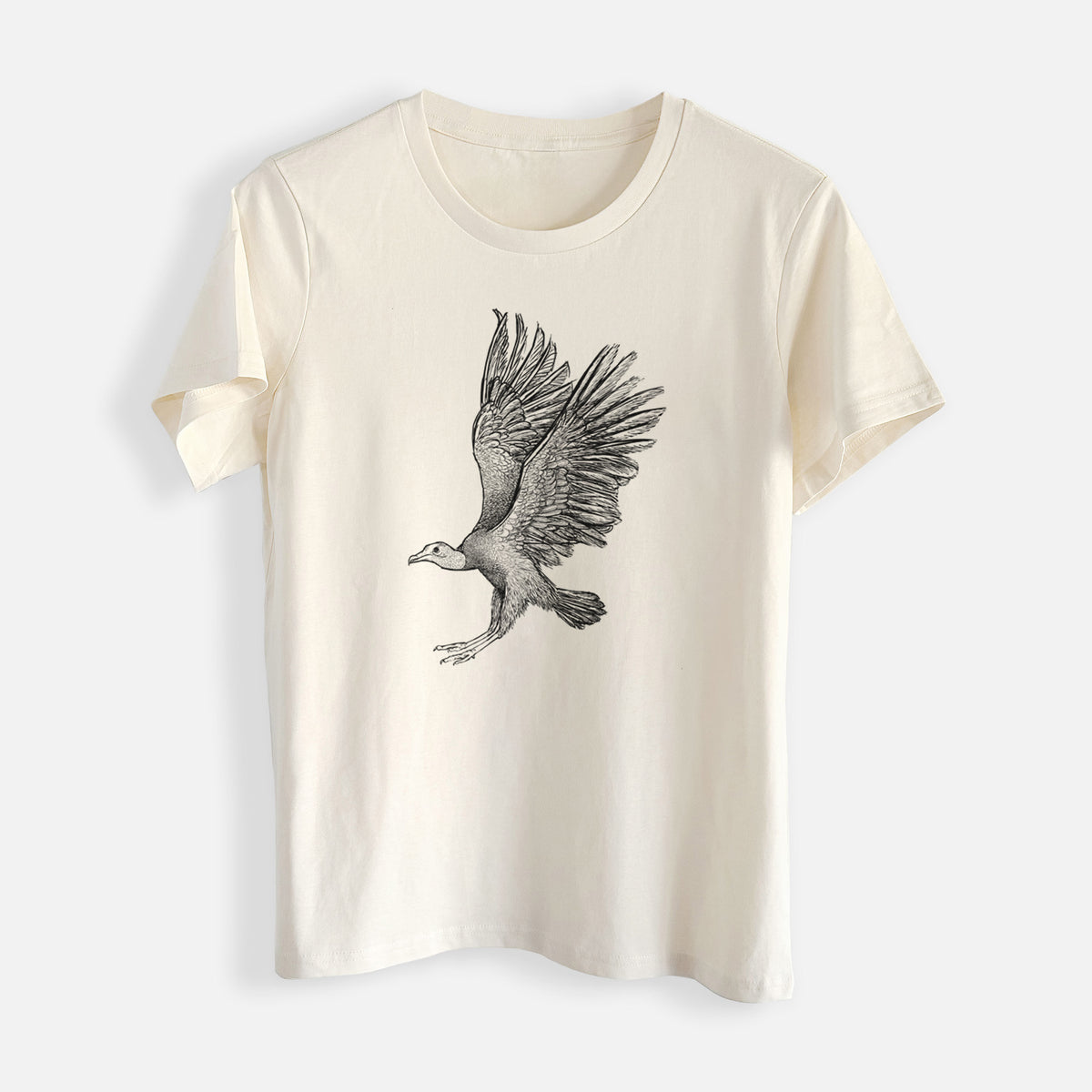 Black Vulture - Coragyps atratus - Womens Everyday Maple Tee