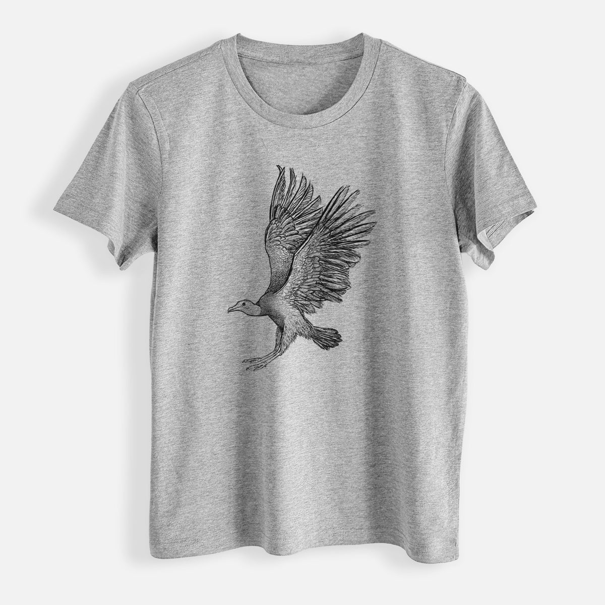 Black Vulture - Coragyps atratus - Womens Everyday Maple Tee