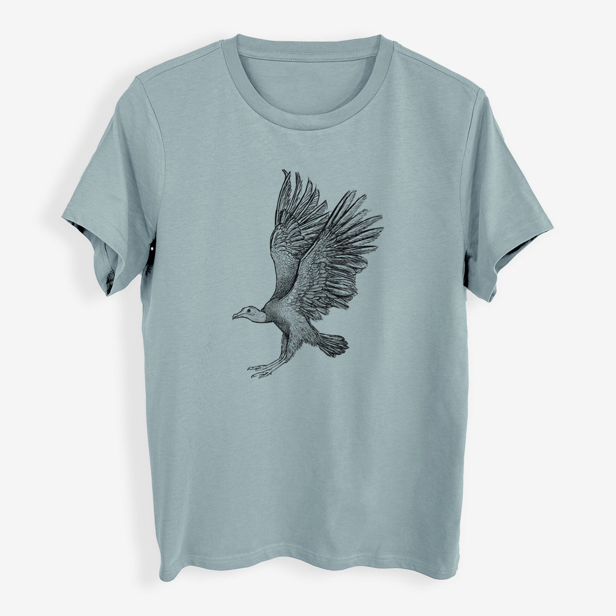 Black Vulture - Coragyps atratus - Womens Everyday Maple Tee