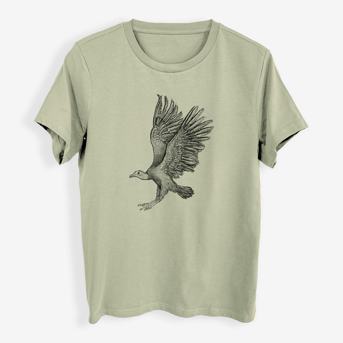 Black Vulture - Coragyps atratus - Womens Everyday Maple Tee