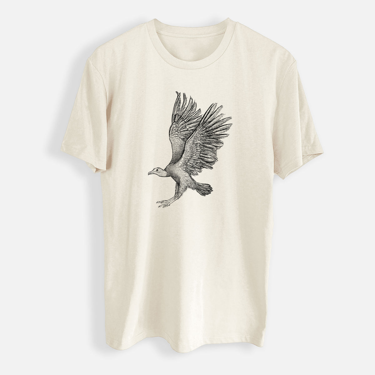 Black Vulture - Coragyps atratus - Mens Everyday Staple Tee