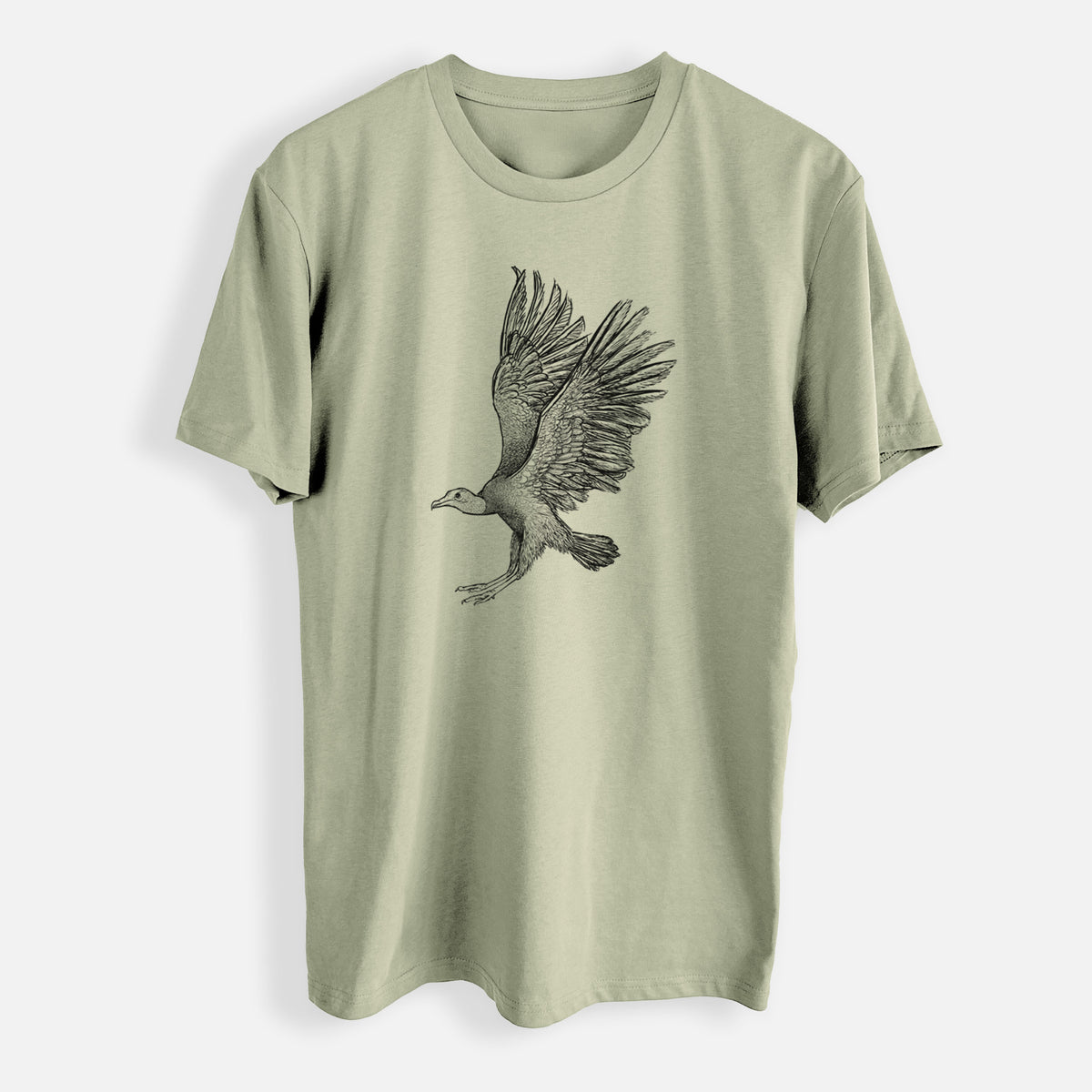 Black Vulture - Coragyps atratus - Mens Everyday Staple Tee