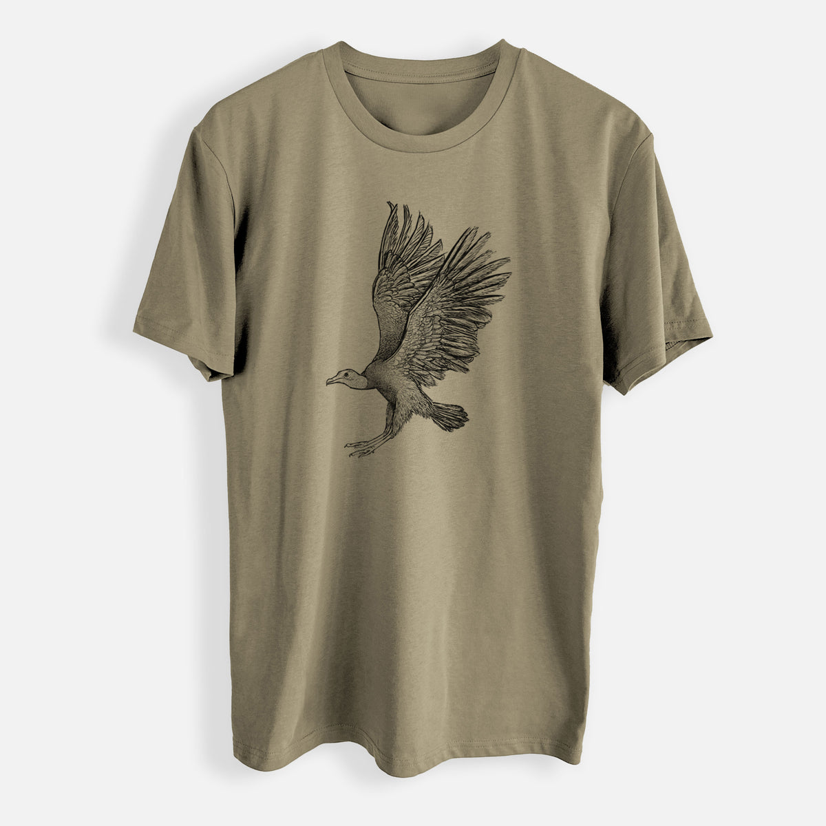 Black Vulture - Coragyps atratus - Mens Everyday Staple Tee